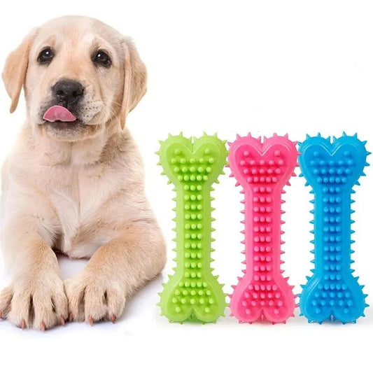 Jouet à mâcher souple et résistant pour chien – soin des dents & entraînement